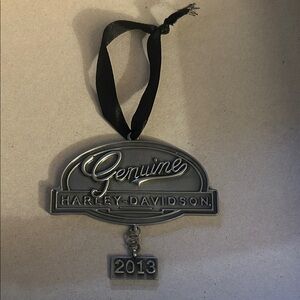 2013 Harley-Davidson Silver and Black Ornament